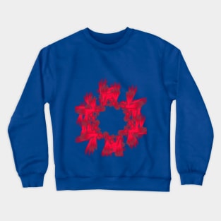 Twisted Flame Fractal Crewneck Sweatshirt